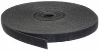 VELCRO BRAND Perforated Back to Back Strap: 75 ft Lg, 1 in Wd, 50 lb Tensile Strength, Black (MPN 100X9K1WP/25). Key specifications — Material: Nylon; Color: Black.