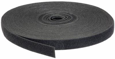 VELCRO BRAND Perforated Back to Back Strap: 75 ft Lg, 1 in Wd, 50 lb Tensile Strength - Perforated Hook-and-Loop Cable Tie Strips