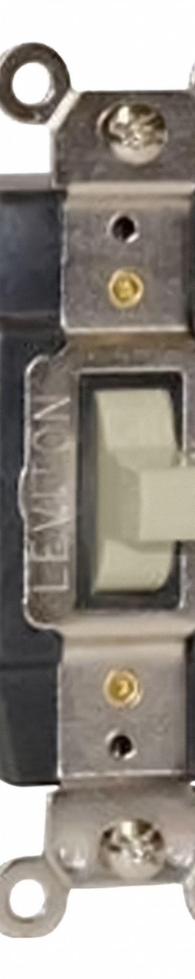 LEVITON Wall Switch: Toggle Switch - Toggle Wall Switches