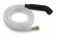 AMERICAN STANDARD Kitchen Sprayer: Plastic/Rubber, Black, 54 in Overall Lg, 1/2" Connection Size (MPN M953670-0170A). Key specifications — Inlet Connection Type: Compression; Brand: AMERICAN STANDARD; Connection Size: 1/2"; Color/Finish: Black; Includes: Hose and Hand Spray; Material: Rubber; Product Type: Kitchen Sprayer.