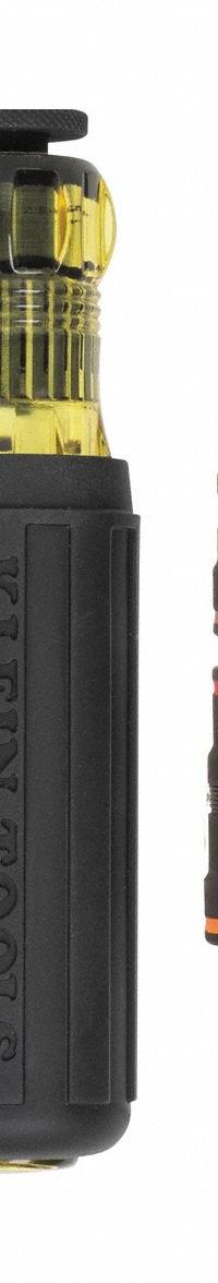 KLEIN TOOLS: Nut Driver/Phillips/Slotted/Square/Torx Tip, 10 1/4 in Overall Lg, Magnetic, 32303HD. Key specifications — attr1205339: #0, #1, #2, #3 Phillips, 1/4, 3/16-Inch Slotted, #1, #2 Square, T10, T15, T20, T25 TORX®, #2 Combo and 1/4, 5/16, 3/8, 7/16, 1/2 and 9/16-Inch nut drivers; attr1205303: KLEIN TOOLS.