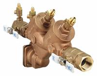 APOLLO Reduced Pressure Zone Backflow Preventer: 4A, Std Configuration, Bronze, 1 1/4 in Pipe Size (MPN 4ALF206T2F). Key specifications — Shut-Off Valve Type: Ball Valve; Connection Type: FNPT.