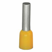 WAGO Wire Ferrule: 10 AWG Max Wire Size, Holds 1 Wire, Yellow, Polypropylene, 0.14 in Ferrule Dia (MPN 216-208-WWG). Key specifications — Brand: WAGO.