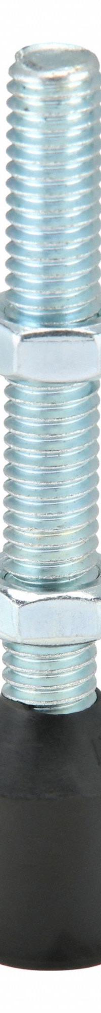 DE-STA-CO Flat Tip Spindle: Neoprene Tip, 3/8"-16, 3 1/2 in Lg, 3 1/2 in Thread Lg (MPN 527208). Key specifications — Brand: DE-STA-CO; Material: Neoprene; Thread Size: 3/8"-16; Includes: Jam Nuts; Spindle Construction: Neoprene Tip.