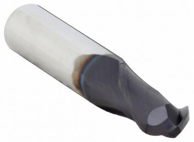OSG Ball End Mill: Carbide, TiAlN Coated, 2 Flute, 22 mm Mill Dia, 38 mm LOC - General Purpose Carbide Ball End Mills