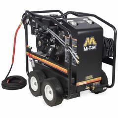 MI-T-M Gas-Powered Pressure Washer: Heavy Duty, Cart, 3,000 psi, 3.5 gpm, Usable Per Week 20 hr (MPN GH-3004-0EGM). Key specifications — attr1034375: Kerosene; attr1034381: Mi-T-M; attr1037666: MI-T-M.