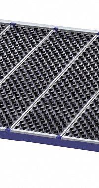UNEX ROLLER RACK Gravity Flow Shelf: Tilt, 96 in x 96 in x 2 5/8 in, 3,000 lb Shelf Capacity, Steel (MPN RR99S2W8X8-L). Key specifications — Shelf Angle: Tilt; Finish: Powder Coated; Material: Steel; Brand: UNEX ROLLER RACK.