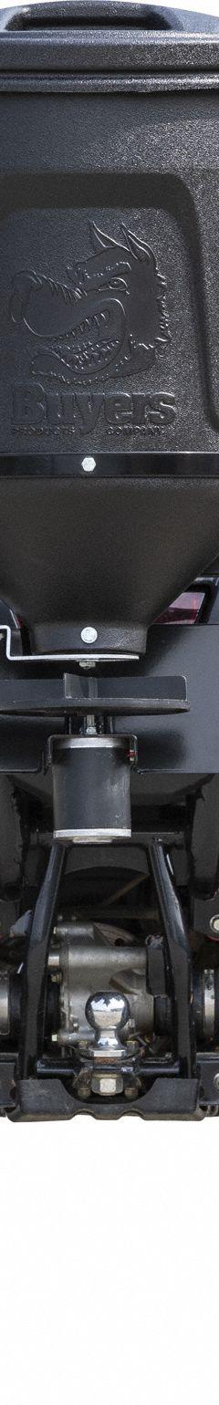 BUYERS PRODUCTS Tailgate Spreader: Vehicle Battery-Powered, Compatible With: ATV, Broadcast (MPN ATVS15A). Key specifications — attr1033997: Steel; attr1033998: Poly; attr1034001: Hitch; attr1034002: Vehicle Battery-Powered; attr1034003: ATV Spreader; attr1034007: Gravity Fed; attr1040777: ATV; attr1033988: BUYERS PRODUCTS.