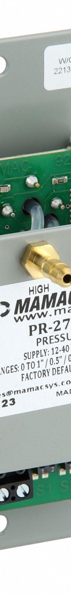 MAMAC Sensor: Mfr Part # PR-275-R2-MA. Key specifications — Manufacturer Part Number: PR-275-R2-MA; Product Type: Electronic Pressure Transducer.