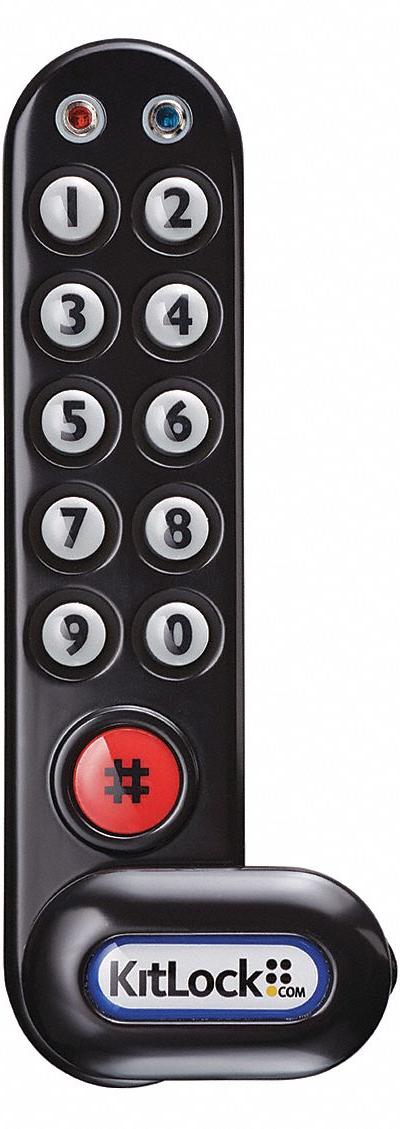 CODELOCKS Electronic Keyless Lock: Powder Coated - Electronic Keypad Cabinet & Locker Locks