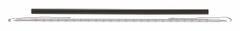 FOSTORIA Electric Infrared Tubular Heater Element: For 343/Mfr. No. 342/MM-33A, 2,500 W Output, 12 A (MPN AGS2520). Key specifications — Connection Type: 5-1/2 in Pigtail; Color: Clear; Heater Mounting Position: Horizontal Burn; Product Type: Electric Infrared Tubular Heater Element; For Use With: 343; Voltage: 208V AC; Includes: Sleeve; Brand: FOSTORIA.