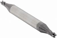 APPROVED VENDOR Square End Mill: Carbide, AlTiN Coated, Double End, 4 Flute, 1/16" Mill Dia (MPN 236-031025)