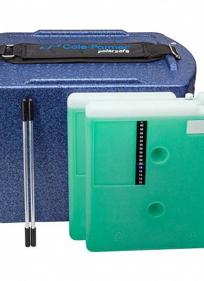 COLE-PARMER Cryogenic Storage Box: 12 5/8 in Overall Lg - Specimen Transport Coolers