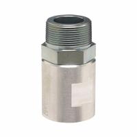 HUSKY Swivel: Swivel, 1 1/2 in MNPT Inlet, 1 1/2 in FNPT Discharge, Aluminum Body (MPN 005266). Key specifications — Product Type: Swivel; Discharge Gender: Female; Inlet Gender: Male; Body Material: Aluminum; Inlet Standard: NPT; Brand: HUSKY; Discharge Standard: NPT; Chemical Compatibility: Ethanol.