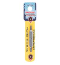 MEGAPRO Double Ended Driver Bit: Imperial, Hand, #10 – Security Torx® Bit Size and Type Side 1 (MPN TDT10-15-C-B). Key specifications — attr1110551: MEGAPRO; attr1132174: S2 Steel.