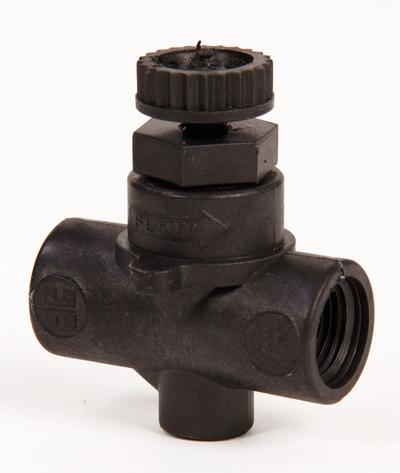 HAYWARD Needle Valve: Inline Valve Body, Glass-Filled Polypropylene, Screw-In Bonnet - Glass-Filled Polypropylene Straight-Body Needle Valves