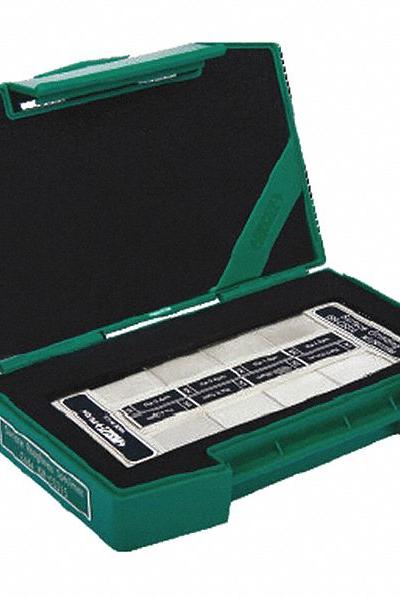 INSIZE Surface Roughness Specimen Set: Surface Roughness Specimen Set - Surface Roughness Tester Reference Specimen Sets