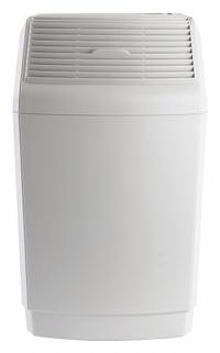 Portable Humidifier: Evaporation, 8.5 gal Daily Humidification Output, Cool, Pedestal Housing, White (MPN 831000). Key specifications — Brand: AIRCARE.