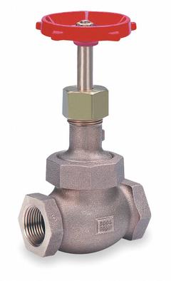 MILWAUKEE VALVE Globe Valve: For Gas/Oil/Steam/Water Media, Bronze, Z-Body, 3/8 in Pipe Size, Female (MPN 572-3/8). Key specifications — Brand: MILWAUKEE VALVE; Stem: Rising.