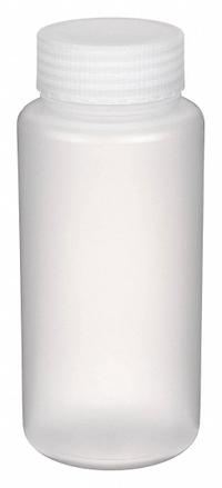 APPROVED VENDOR Laboratory Bottle: Polypropylene, 1 L, 32 fl oz, Closure Included, Colorless (MPN 8ZAT3). Key specifications — Brand: APPROVED VENDOR; Graduated: No; Body Color: Colorless.