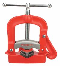 RIDGID Bench Yoke Vise: 0.13 in – 6 in Pipe Size Range, 17 in Max Ht, 17 in Min Ht, Metal, 65 lb Wt (MPN 40110). Key specifications — attr511105: Pipe Rest; attr511107: Metal; attr473852: RIDGID.