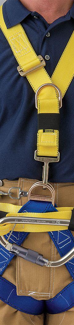 GEMTOR Rescue Harness: III, Nylon, 44 in Waist Size (Min), 56 in Waist Size (Max) (MPN 543CH3-4T). Key specifications — Brand: GEMTOR; Standards: NFPA 1893; Hardware Material: Steel; Webbing Materials: Nylon; Back D-Ring: Yes; Class: III; Color: Yellow; Front D-Ring: Yes.