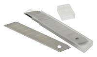 ABILITY ONE Snap-Off Blade: 4 1/2 in Blade Lg, 18 mm Blade Wd, 0.02 in Blade Thick, 52HT64, 10 PK (MPN 5110-01-621-6647). Key specifications — attr307700: Steel; attr307684: 52HT64; attr324887: ABILITY ONE.