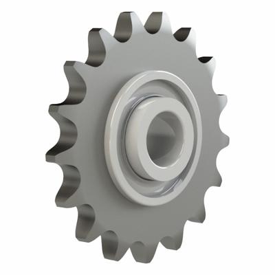 BREWER MACHINE & GEAR Idler Sprocket: For 60 Chain Size, Steel, 15 Teeth - Hubless, Ball Bearing Idler Sprockets