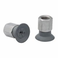 SCHMALZ Vacuum Pad Assembly: M5, 16.8 mm Pad Dia, NBR, 55 A, Gray, 19 mm Pad Ht (MPN 10.01.01.14158). Key specifications — attr1019168: 55 A; attr1019165: 10.01.01.14158; attr1019167: SCHMALZ; attr1019180: Gray.