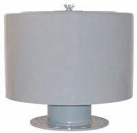 SOLBERG Filter Silencer: 4 in Flange Inlet Size, 520 cfm, 14 in Overall Ht, 16 in Outside Dia (MPN F-275P-400F). Key specifications — attr60071: F-275P-400F; attr60074: SOLBERG.