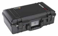 PELICAN Protective Case: 11 1/4 in x 20 1/2 in x 6 3/4 in Inside, No Foam, Black, Stationary (MPN 1525AIRNF). Key specifications — Closure Type: Double Throw; Brand: PELICAN; Carry-On Size: Yes.
