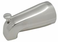 BRASSCRAFT Diverter Tub Spout: 1/2 in Connection Size, Slip-Fit Connection, 5 1/8 in Spout Reach (MPN SWD0422). Key specifications — Tub Spout Connection Type: Slip-Fit; Trim Finish: Chrome; Tub Spout Material: Zinc; Brand: BRASSCRAFT.