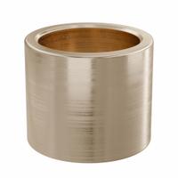 Sleeve Bearing: Bronze, SAE 841, 15 mm Bore, 19 mm OD, 16 mm Lg, 49,938 lb/sq in-fpm Max PV, 10 PK (MPN AAM1519-16B). Key specifications — System of Measurement: Metric; Material Grade: SAE 841; Brand: OILITE.