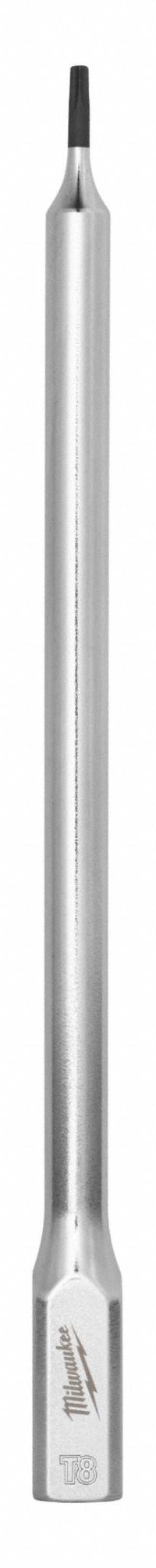 MILWAUKEE Bit Socket: 1/4 in Drive Size, Torx Tip, T8 Tip Size, 6 in Overall Lg, Fixed Insert, Torx (MPN 45-34-1061). Key specifications — attr1213209: Fixed Insert; attr1213211: MILWAUKEE.