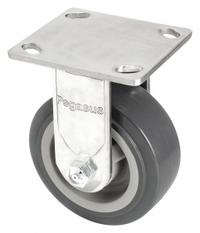 APPROVED VENDOR Plate Caster: Corrosion-Resistant, Rigid, Polyurethane, 6 in Wheel Dia, Medium Duty (MPN P21RX-UP060RX-14). Key specifications — attr1109528: Gray; attr1109541: APPROVED VENDOR; attr1172513: Rigid.