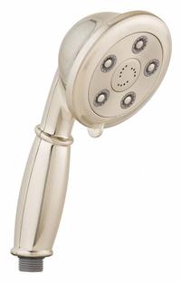 SPEAKMAN Handheld Showerhead: Plastic, Nickel, 2.5 gpm Flow Rate, 4 in Handheld Showerhead Wd (MPN VS-3011-BN). Key specifications — Series: Chelsea.