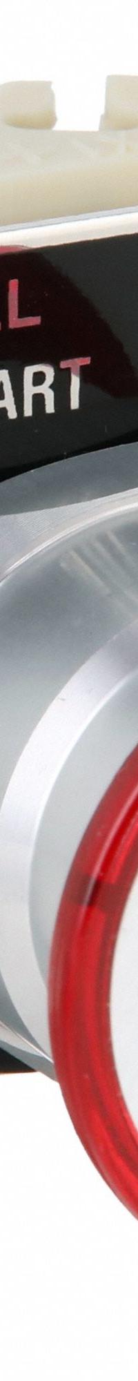 SCHNEIDER Mushroom Head Push Button: Red, 30 mm Mounting Size, Metallic, Momentary (MPN 9001KR8P1R). Key specifications — Brand: SCHNEIDER; Action: Momentary; Legend: Push To Stop; Series: 9001K; Push Button Material Type: Metallic.