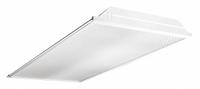 COLUMBIA LIGHTING Recessed Troffer: 4 ft Lg, 2 ft Wd, 4,334 lm, 4000K, 34 W, 120 to 277V AC (MPN LJT24-40LWG-FSA12-EDU). Key specifications — attr1261884: 120 to 277V AC; attr1261878: COLUMBIA LIGHTING; attr1261883: (4) Lamp T8; attr1261870: 4000K; attr1261880: Yes.