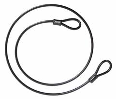ABUS Security Cables: Straight Cable, 6 1/2 ft Lg, 5/16 in Cable Dia, Black (MPN 8/200 NON-COILED CABLE). Key specifications — Includes Chain Cover: No; Coating Material: Vinyl; Environment: Outdoor; Brand: ABUS.