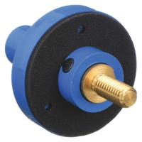 Single Pole Receptacle: Blue, Straight Taper Nose Mating, Threaded Stud Termination, 600V AC/600V DC (MPN HBL15FRSBL). Key specifications — Series: 15; Receptacle Gender: Female; Brand: HUBBELL.