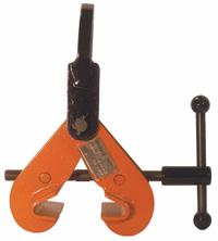RENFROE Beam Lifting Clamp: Beam Flange Clamp, Steel, 7 1/2 in Max Jaw Opening, 3 in Min Jaw Opening (MPN BC-03.00-A). Key specifications — Material: Steel; Beam Mount Location: Top; Brand: RENFROE.