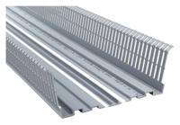 Corner Wiring Duct: 2.6 in Slot Ht, 0.2 in Slot Wd, Lead-Free PVC, 72 in Lg, Gray (MPN CWD3LG6). Key specifications — Material (Duct, Divider, Covers): Lead-Free PVC; Item [MERCH]: Corner Wiring Duct; Brand: PANDUIT; Wall Type: Slotted; Mounting Style (Ducts): Screw Mount; Color (Duct, Cover): Gray; Compatable Cover Style: Snap-On; Type: Corner Wiring Duct.