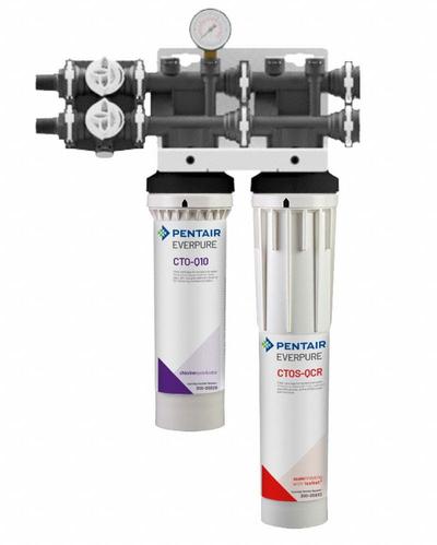 EVERPURE Water Filtration System: 0.5 micron, 2.5 gpm, MNPT, 23 1/4 in Overall Ht - Multi-Purpose Water Filter Systems