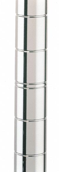 METRO Wire Shelf Post: 75 in x 1 in, Stainless Steel, Split Sleeve, Corrosion-Resistant, Silver (MPN 74PS -2 9995Z-8). Key specifications — Brand: METRO; Resistance Properties: Corrosion-Resistant; Recommended Environments: Wet; Leveling Feet Included: Yes; Color: Silver; Finish: Stainless Steel; Material: Stainless Steel.
