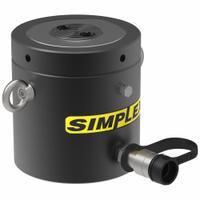 SIMPLEX Lock Nut Hydraulic Ram: 105 ton Nominal Capacity, 2 in Nominal Stroke Lg, 20.57 sq in, RCL (MPN RCL1002). Key specifications — attr1108313: RCL; attr96792: 20.57 sq in; attr98878: SIMPLEX.