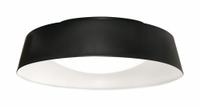 LED Flush Mount: 19 1/2 in Dia, Black/White, 5 in Ht, 4,000 lm, 2700K/3000K/3500K/4000K/5000K, 40 W (MPN DUNF20LAJUDBKWH). Key specifications — Voltage: 120 to 277V AC; Brand: AFX INC.; For Bulb Type: Integrated LED; Color Temperature: 4000K; Housing Finish/Color (Broad): Black/White.