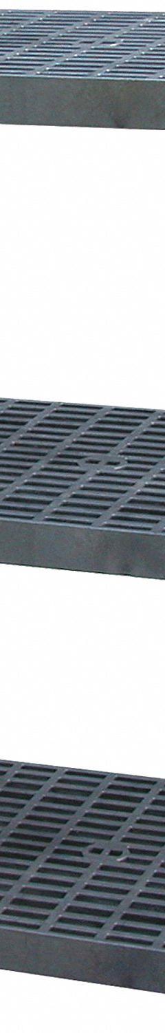 STRUCTURAL PLASTICS Plastic Shelving: 36 in x 24 in, 51 in Overall Ht, 3 Shelves (MPN S3624X3). Key specifications — Resistance Properties: Corrosion-Resistant; Frame Material: Plastic; Shelving Material: High Density Polyethylene; Brand: STRUCTURAL PLASTICS.