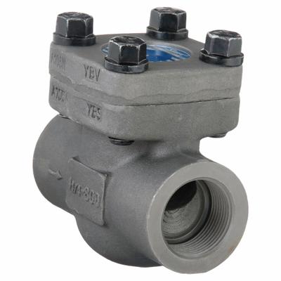 SHARPE Piston Check Valve: Piston, Inline Valve Body, 1 1/4 in Pipe Size, 316L Stainless Steel - Stainless Steel Inline Piston Check Valves