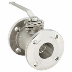 KECKLEY Manual Two-Way Ball Valve: 3 in, 316 Stainless Steel, Straight, Class 150 Flange, One-Piece (MPN BVF1RF2RSSRGSL-300). Key specifications — Brand: KECKLEY; Handle: Locking Lever.