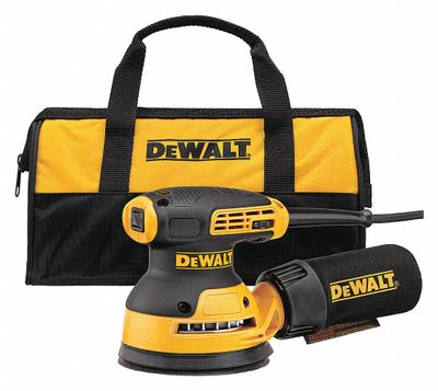 DEWALT Corded Sander: 5 in Dia, Random Orbital, Hook and Loop, 3/32 in Orbit, Variable Speed - Corded Disc Sanders